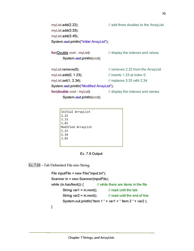 Java Programming: Basics to Advanced Concepts Advanced Programming Workshop - Page 70